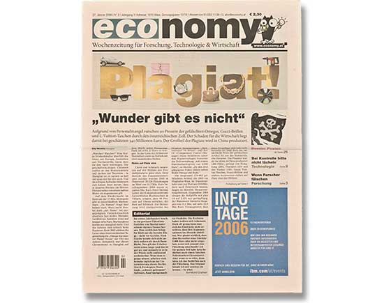 Brigitta Bernart-Skarek Graphikdesignerin Editorialdesign editorial design economy Grunddesign Covergestaltung Layout 