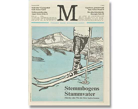 Brigitta Bernart-Skarek Graphikdesignerin Editorialdesign editorial design für die Tageszeitung die Presse Magazin Covergestaltung Illustration